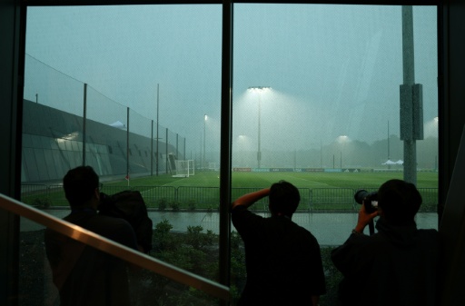 Storms hit New Jersey on Saturday — PATRICIA DE MELO MOREIRA / AFP