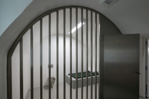 Austrian authorities say the transformation of Hitler's birth house into a police station is a symbol of upholding the rule of law — KERSTIN JOENSSON / AFP