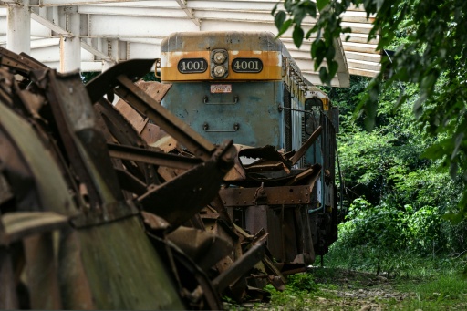 Woljeong-ri train station is a relic of war now being recast as a symbol of South Korea's hopes for reconciliation — GREG BAKER / AFP