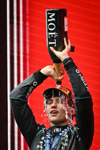 Kimi Antonelli says 'it's nice to be back on top' after winning the Belgian Grand Prix — Andrej ISAKOVIC / AFP