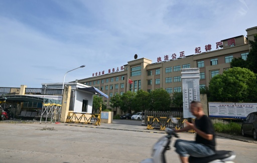 A general view shows a detention centre, where some members of Zion Church are being detained, in Beihai, southern China's Guangxi province on July 29, 2026. Last October, Chinese authorities detained more than 20 of Zion's members, one of a series of similar clamp downs across the country recently. Zion Church is one of China's largest "underground" churches at which some Christians choose to worship instead of government-regulated ones. — - / AFP