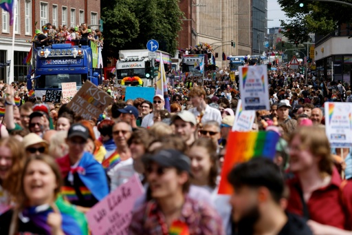 Pride march draws hundreds of thousands in Germany week after attack