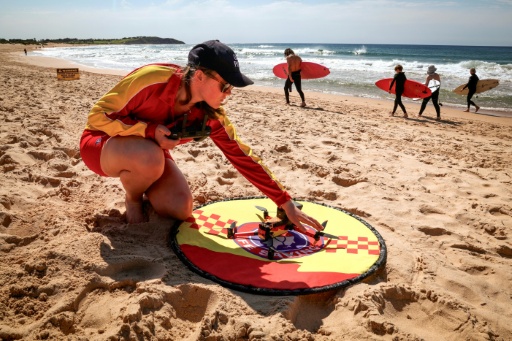 Drones spot sharks 73 times in two days off Sydney beaches