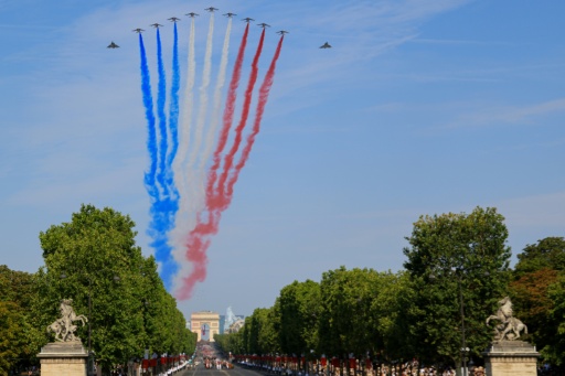 There was a spectacular fly-past