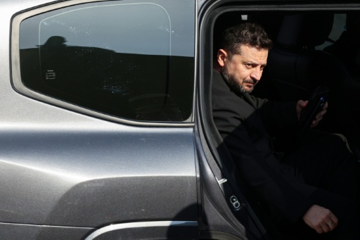 Ukraine's President Volodymyr Zelensky was a guest of honour