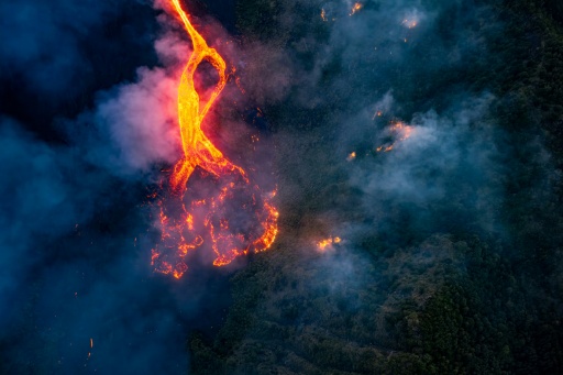 Companies organising nighttime hikes so participants can watch the eruption up close say they have been flooded with calls — Handout / AFP