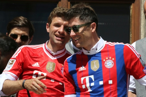 Vor Torjäger-Duell: Müller veräppelt Lewandowski