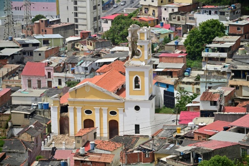L'église de La Guaira, endommagée par le double séisme au Venezuela, le 5 juillet 2026 à La Guaira