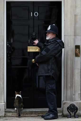 Les Premiers ministres se succèdent à Downing Street, Larry le chat reste