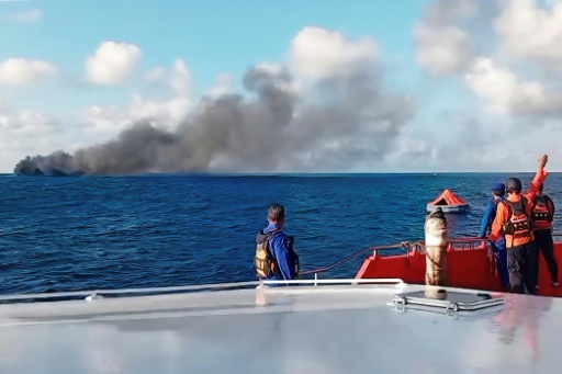 Passengers rescued as second ferry in days catches fire in Indonesia