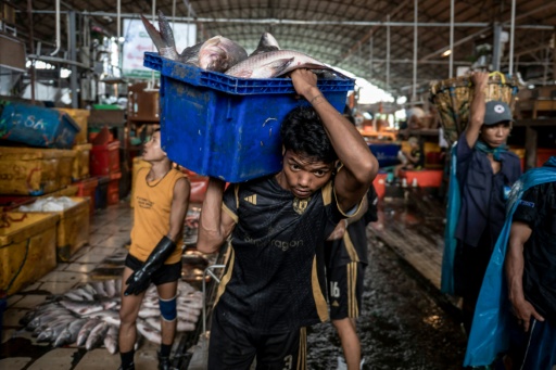 Fishing for profit at Yangon's bustling markets