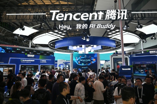 China tech giant Tencent's Q2 profit down as AI push builds