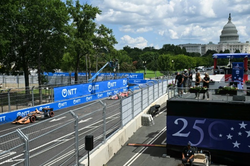 Vista del circuito de la carrera de IndyCar en Washington el 23 de agosto de 2026 — SAUL LOEB / AFP