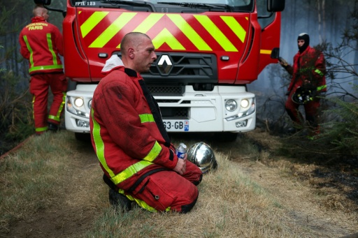 Wildfires overwhelm exhausted firefighters in France and Spain