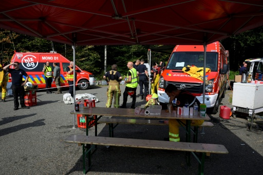 Feuer anderthalb Kilometer von deutscher Grenze entfernt - Kein Übergreifen erwartet