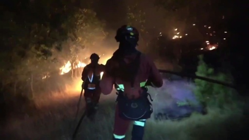 In Spain, huge wildfire rips through forests 100km north of Madrid — various sources / AFP
