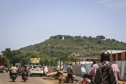 Traffic moves along a main road in Bamako on July 4, 2026 as jihadist and separatist rebels carried out attacks in towns elsewhere across the country