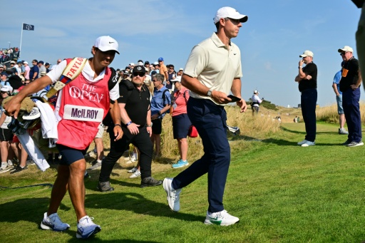 Bryson DeChambeau is set to end his unwanted record of missing the cut at every major this year — Adrian Dennis / AFP