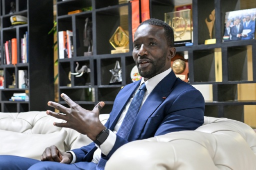 'There is an ecosystem that's conducive to the emergence of entrepreneurs like us,' said company director Fode Yattabare — Issouf SANOGO / AFP