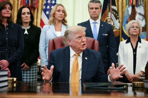 US President Donald Trump said talks with Iran are going on 'right now' — Jim WATSON / AFP