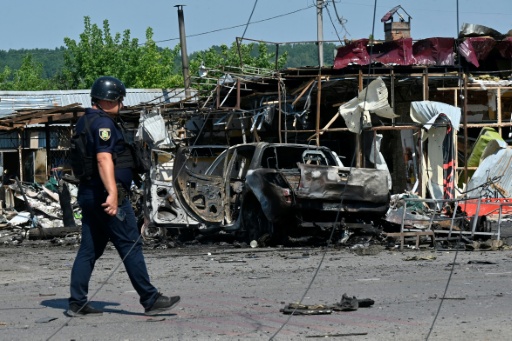 Diez muertos en un ataque ruso en el noreste de Ucrania