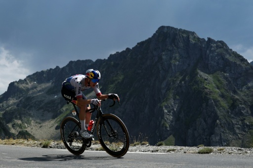 Florian Lipowitz was Red Bull-Bora Hansgrohe's co-leader until Remco Evenepoel won the 15th stage of the Tour de France — Anne-Christine POUJOULAT / AFP