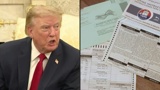 Trump votou por correio, apesar de criticar esse método