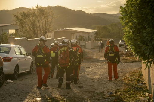 Des pompiers à Pomas le 24 août 2026 — Idriss Bigou-Gilles / AFP