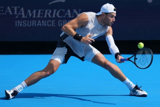 El británico Jack Draper durante su derrota ante Martín Landaluce en primera ronda del Masters 1000 de Cincinnati el 13 de agosto de 2026 — Dylan Buell