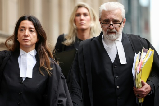 Members of Erin Patterson's legal team, barrister Veronika Drago (L) and barrister Richard Edney (R), arrive at the Supreme Court of Victoria in Melbourne on August 19, 2026 — Martin KEEP / AFP