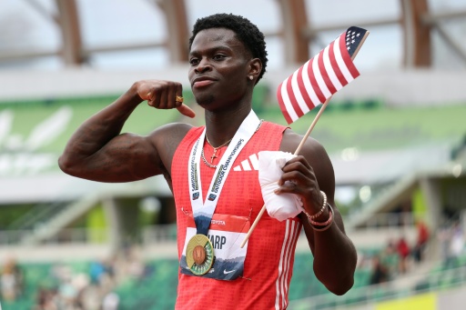 Hurdles record-breaker Tharp says 'sky's the limit'