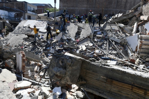 The 7.4 magnitude quake was Colombia's strongest in a century — Jaime SALDARRIAGA / AFP
