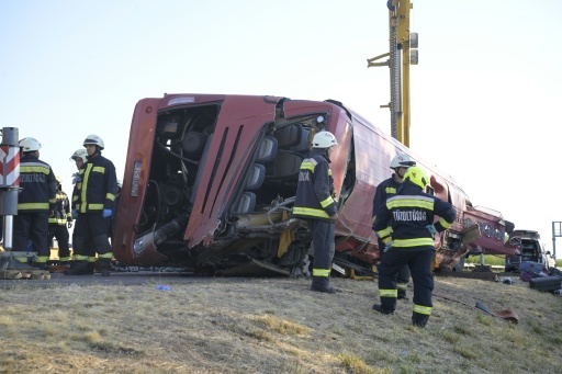 12 killed as Polish bus veers off Hungary highway