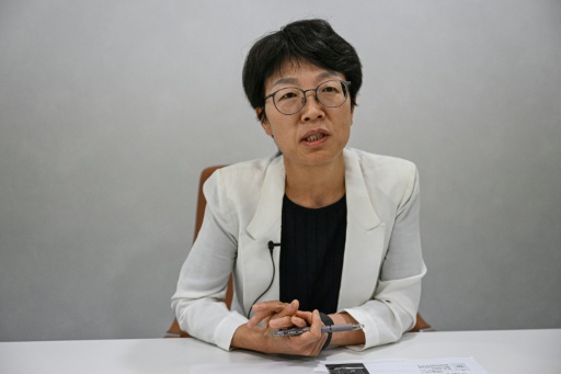 Kim Mi-Soon, responsable du Centre coréen de réponse aux crimes sexuels numériques, le 2 juillet 2026 à Séoul — Jade GAO / AFP