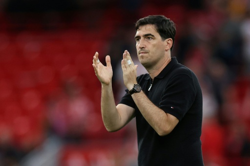 Liverpool boss Andoni Iraola — Darren Staples / AFP
