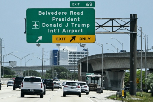 Street signs to the airport have already been renamed after President Donald Trump