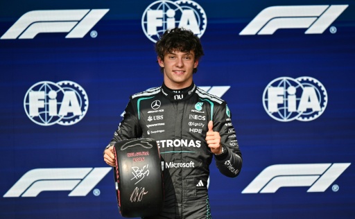 Kimi Antonelli faz a pole position do GP da Bélgica de F1; Bortoleto é 8º