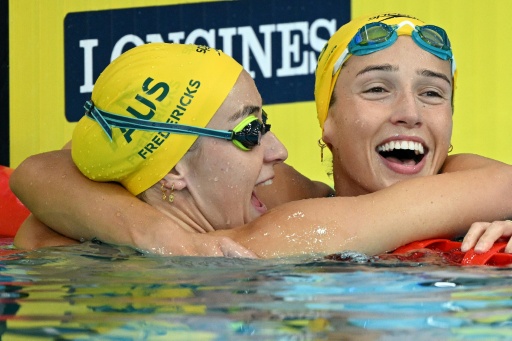 Australia's Jenna Forrester won the women's 200m backstroke final — Oli SCARFF / AFP