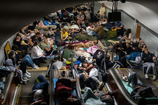 Parcela de escalera mecánica