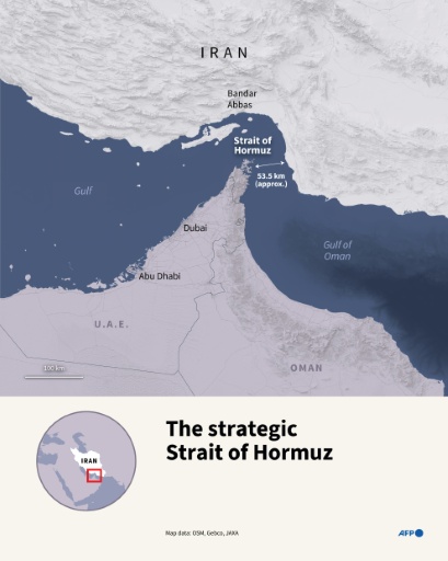 Control of the Strait of Hormuz remains a hurdle to any peaceful resolution to the Mideast war, and Iran insists on managing the crucial conduit for oil and gas — AFP teams in Tehran, Washington, Baghdad and Riyadh / AFP