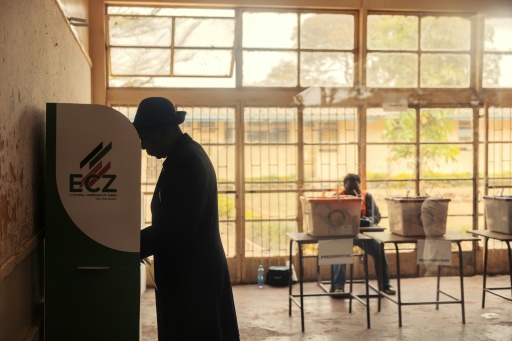 Zambia suspended vote counting nationwide on Friday following reports of violence in some districts — GIANLUIGI GUERCIA / AFP