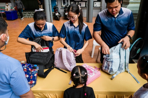The Thai cabinet this week declared school safety a national priority, ordering schools nationwide to screen for weapons and step up security — ANTHONY WALLACE / AFP