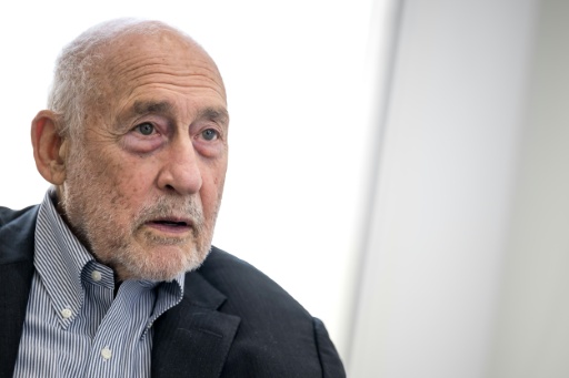 "The encouraging news is that inequality is not inevitable -- it is the result of policy choices," economics Nobel laureate Joseph Stiglitz said — Fabrice COFFRINI / AFP
