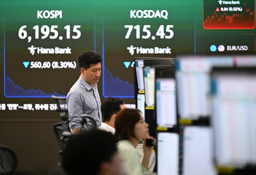 Las acciones tecnológicas causan un nuevo desplome de la bolsa de Seúl y el petróleo sube