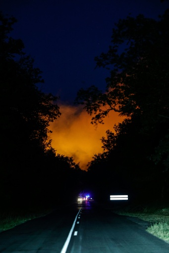 The blaze comes as Paris swelters through the third heatwave in as many months