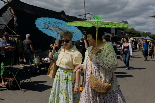 At least six Kyiv markets have been damaged or destroyed since Russia invaded in 2022 — Tetiana DZHAFAROVA / AFP