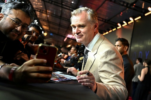 'Oppenheimer', 'Interstellar' and 'The Dark Knight' director Nolan has been using IMAX cameras for some scenes in his films for nearly 20 years — Sujit JAISWAL / AFP