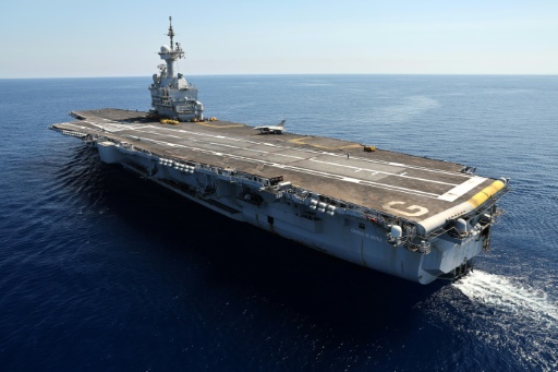 Le porte-avions Charles-de-Gaulle à quelques heures de son retour à Toulon