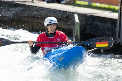 Ricarda Funk, hier beim Weltcup in Augsburg — Eibner-Pressefoto