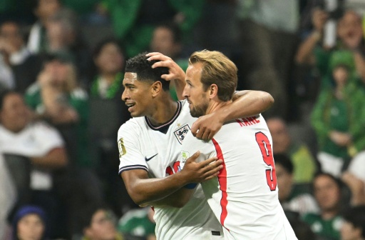 Jude Bellingham (left) and Harry Kane have scored 12 of England's 13 goals at the 2026 World Cup